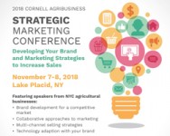 2018 Cornell Agribusiness Strategic Marketing Confernece