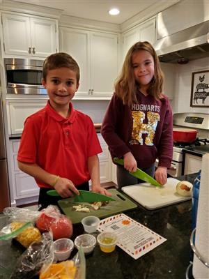 Preparing 3 Sisters Soup