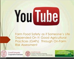 Video: Farm Food Safety as if Someone's Life Depended On It