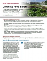 Urban Ag Food Safety